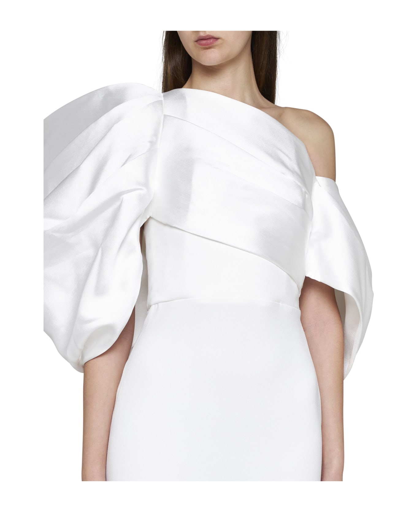 Solace London Dress - White ワンピース＆ドレス