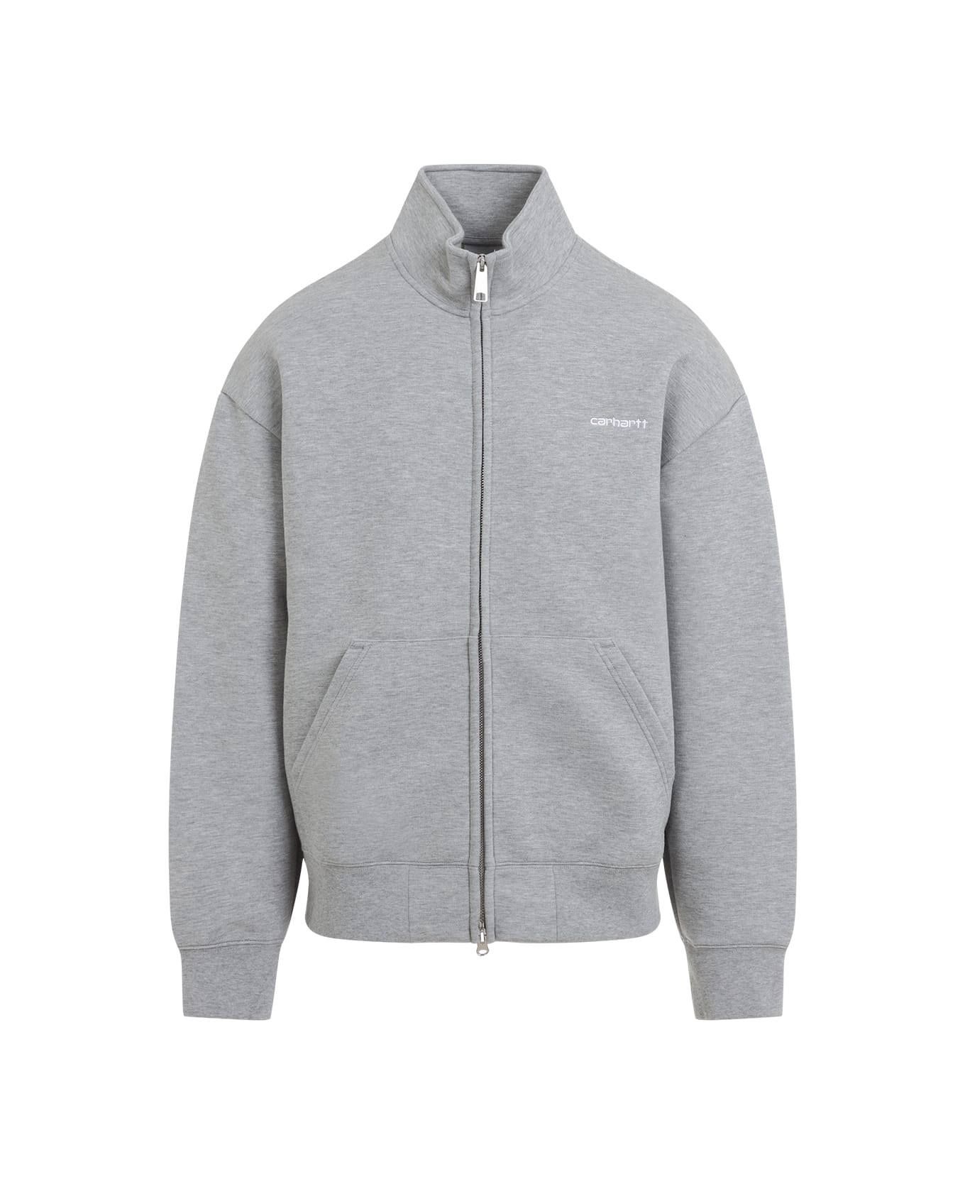 Carhartt Alda Zip Sweat Jacket - Grey Heather White