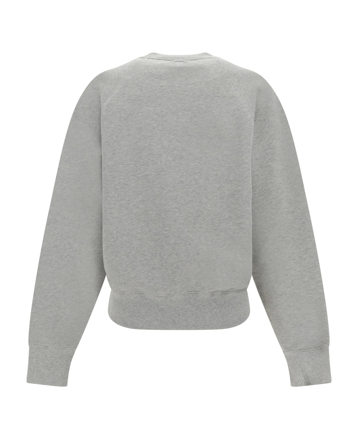Ami Alexandre Mattiussi Classic Logo Ribbed Sweatshirt - Grey