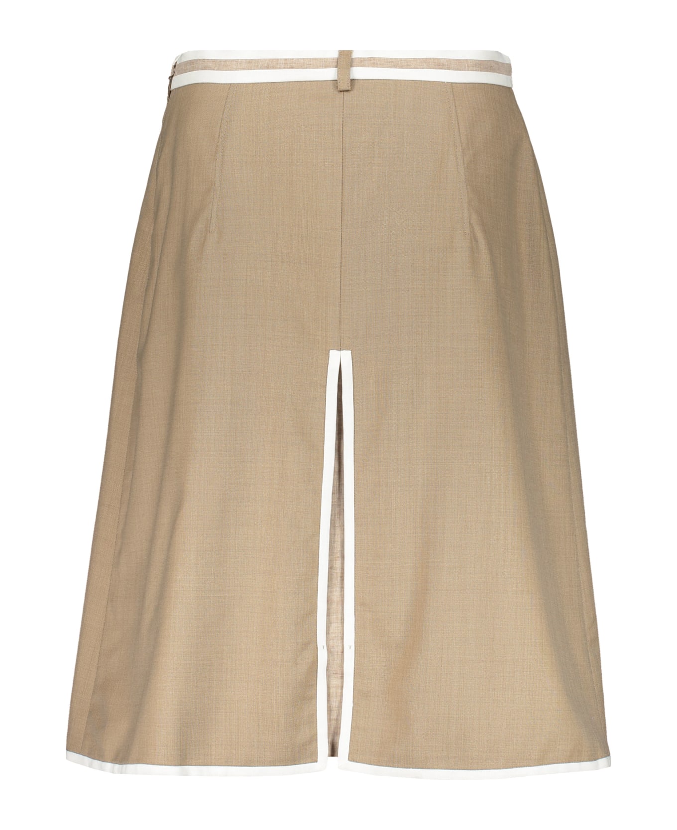 Burberry Midi Skirt - Beige スカート