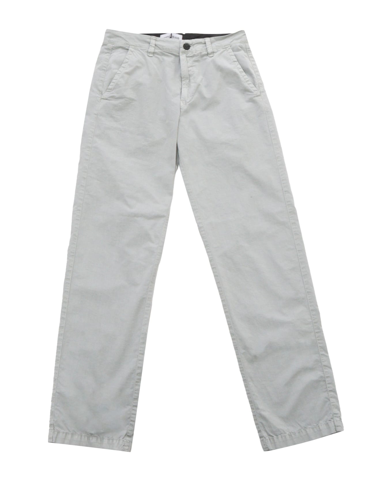 Stone Island Junior Gray Trousers - GREY