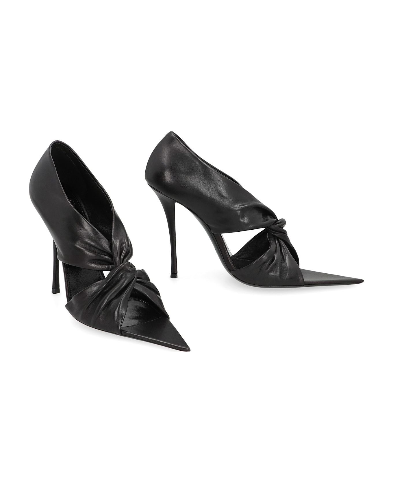 Saint Laurent Giannutri Lather Pumps - black