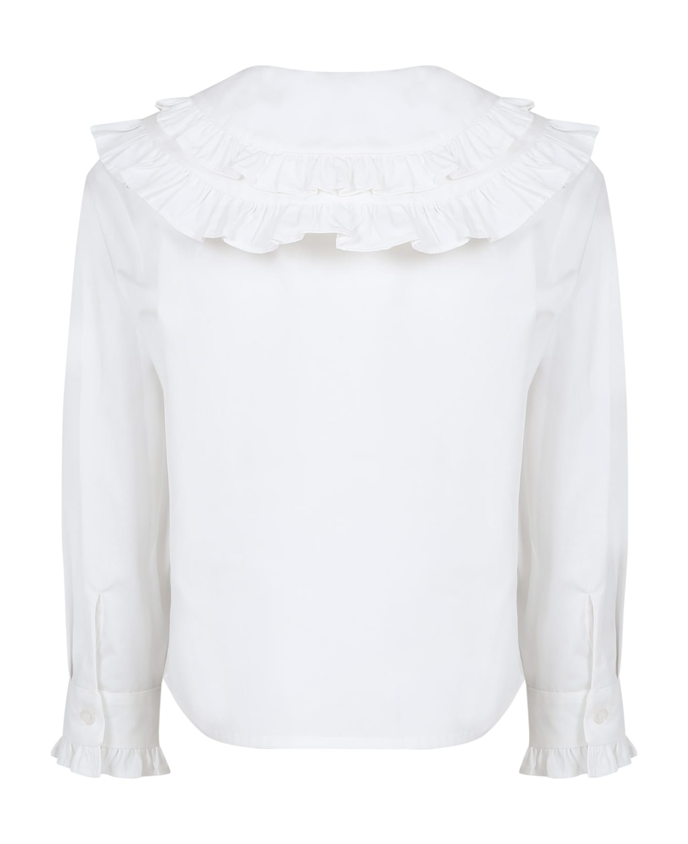 Philosophy di Lorenzo Serafini Kids White Shirt For Girl With Logo - White