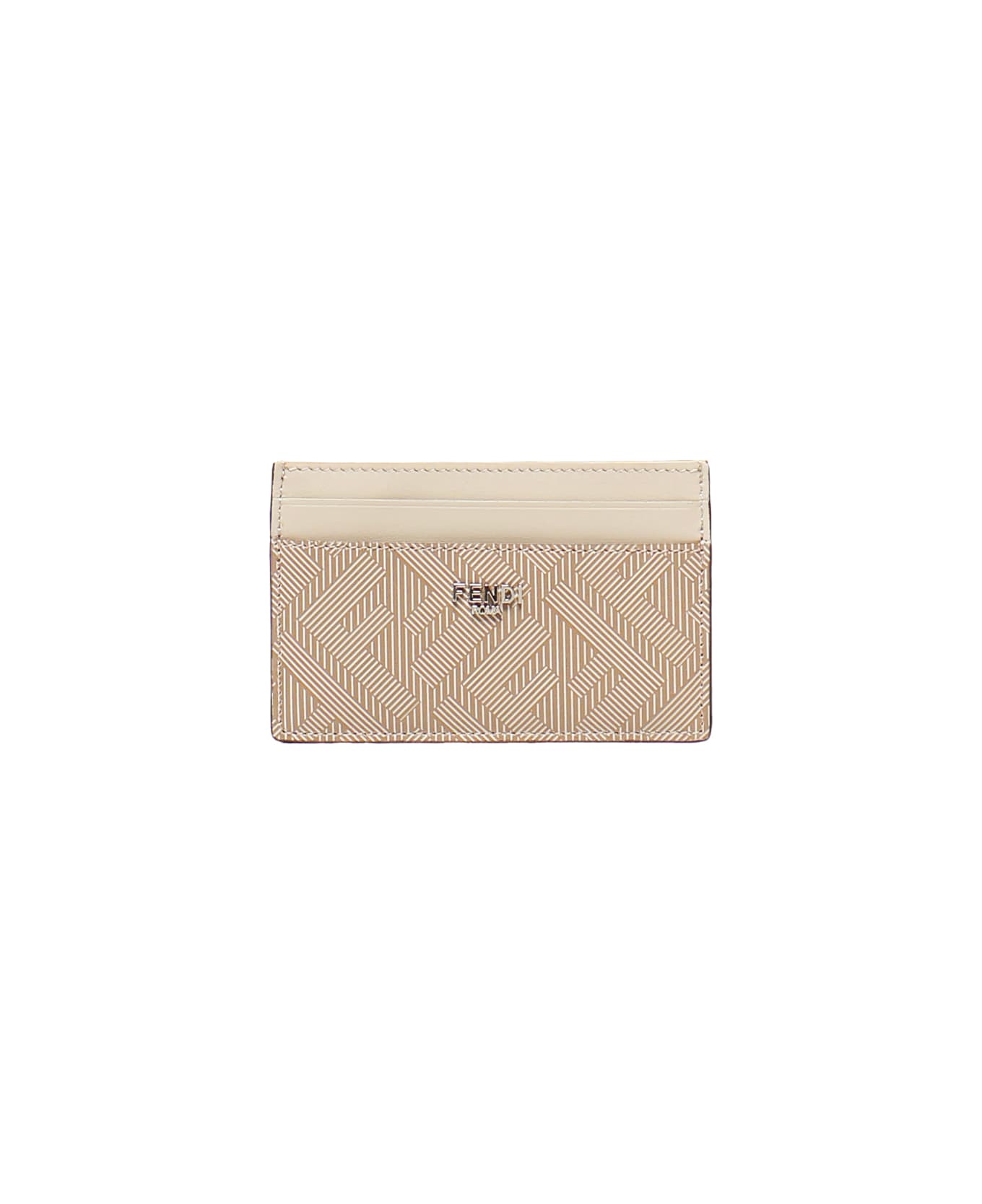 Fendi Shadow Card Holder - SAND