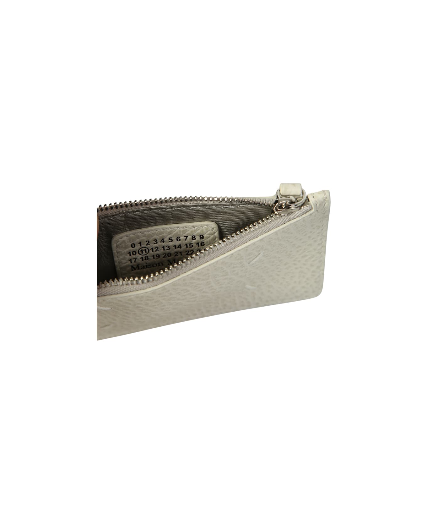 Maison Margiela Zippered Cardholder - Grey