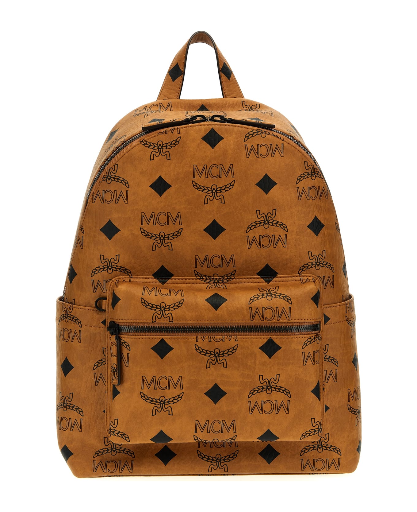 MCM 'stark Medium' Backpack - BROWN バックパック