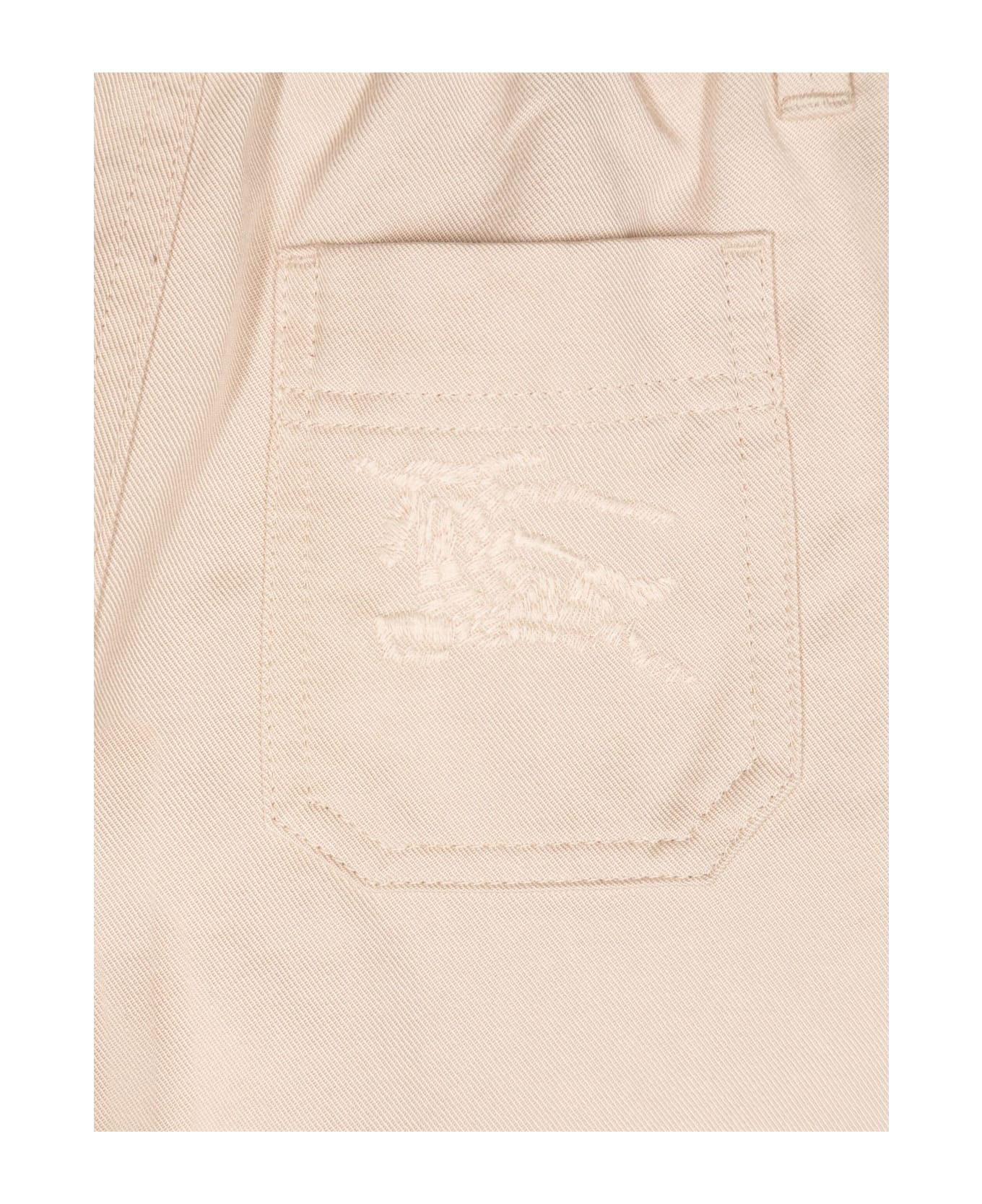 Burberry Kids Trousers Beige - Beige