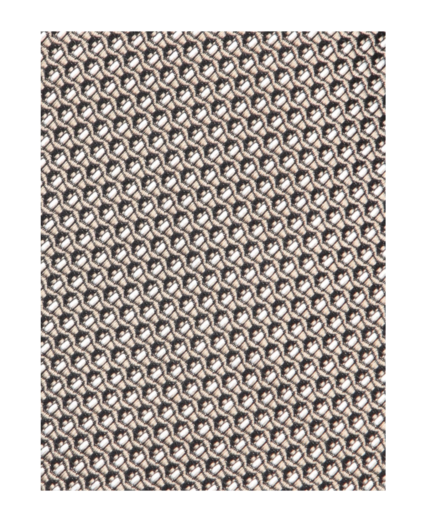 Tom Ford Vicuna Grey Silk Tie - Beige