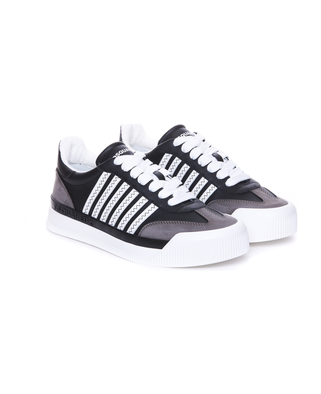 Dsquared2 New Jersey Sneakers - NERO-BIANCO スニーカー