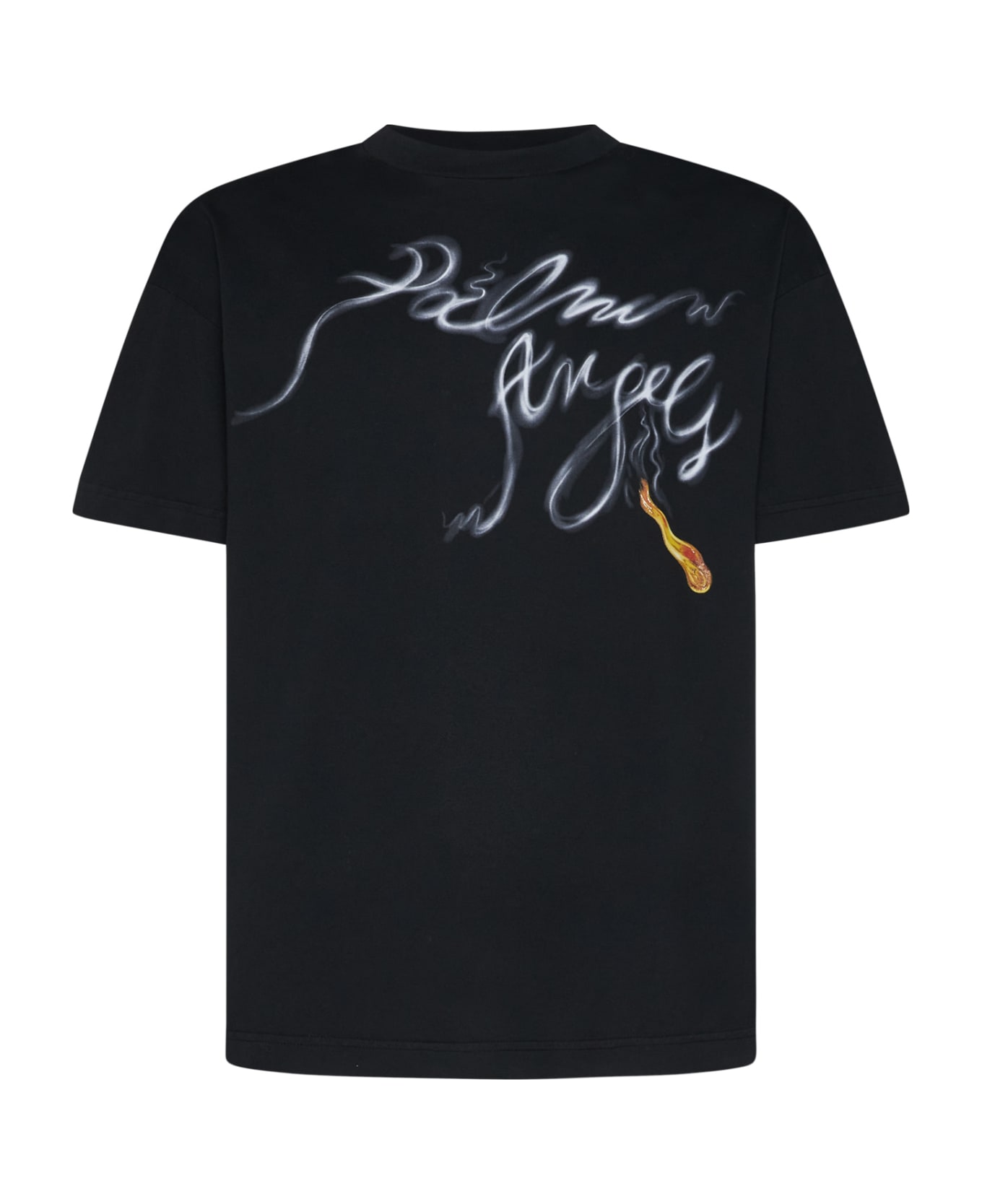 Palm Angels Foggy Pa T-shirt - Black White