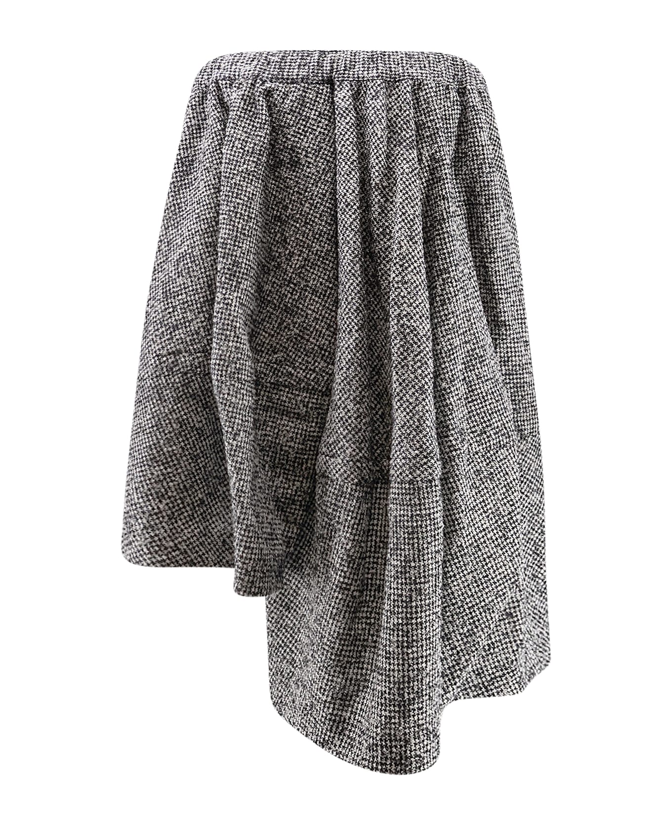 Comme des Garçons Play Wool Trousers Skirt - Blackecru