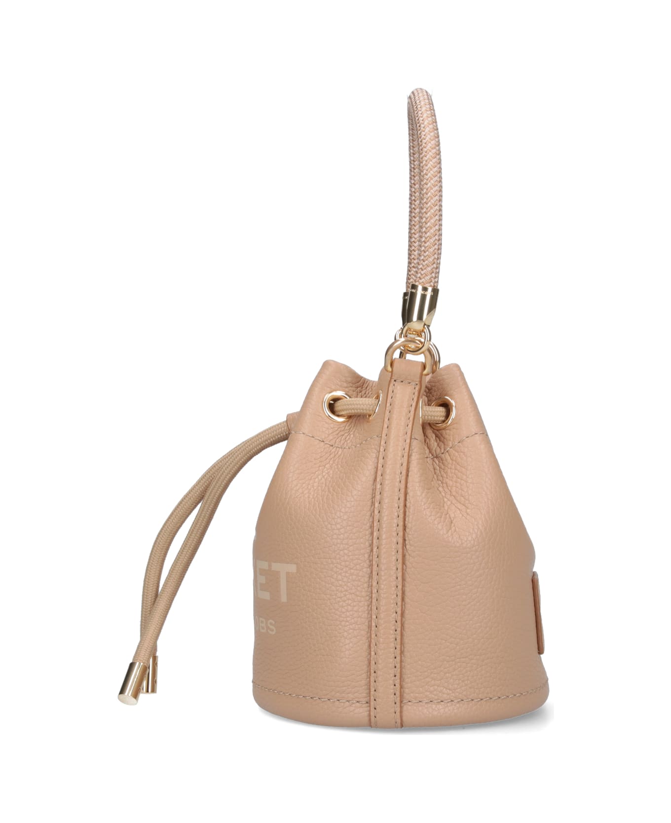Marc Jacobs "the Leather Bucket" Mini Bag - Beige