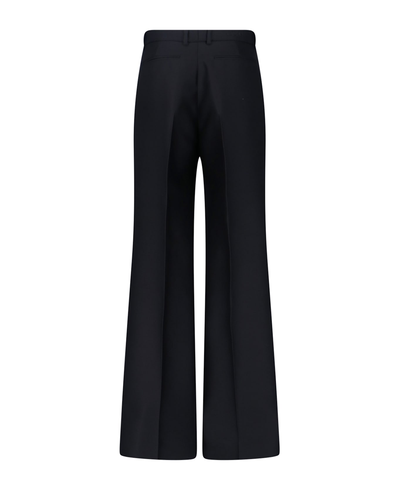 Gucci Wool And Silk Pants - Black  