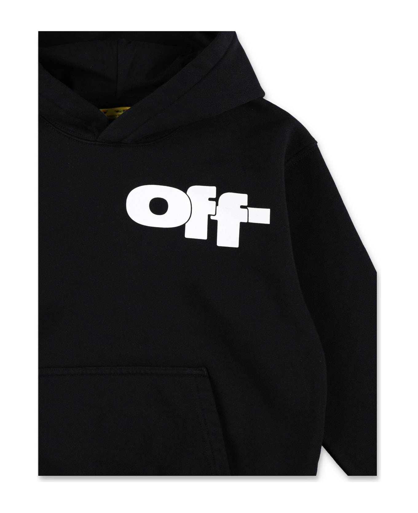 Off-White Hoodie Type Graphic - BLACK