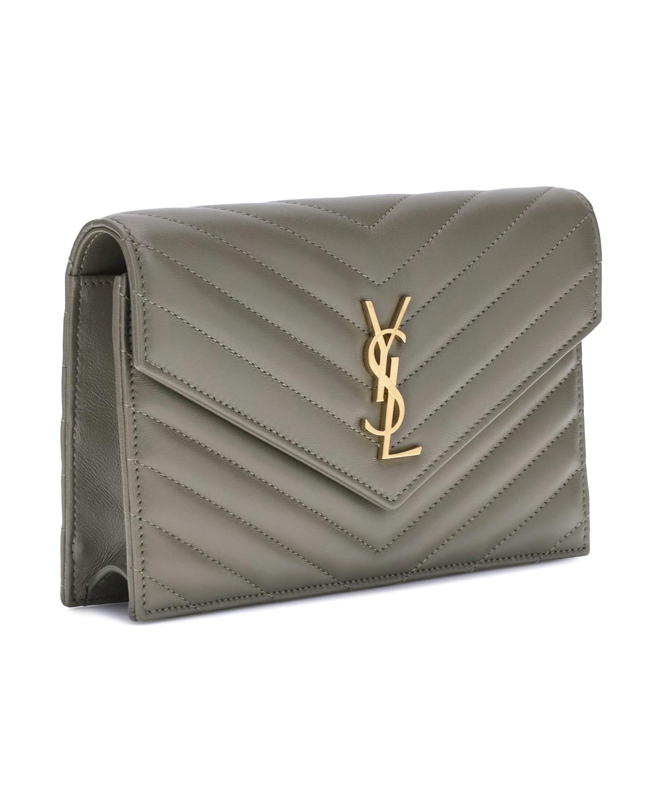 Saint Laurent Wallet With Shoulder Strap