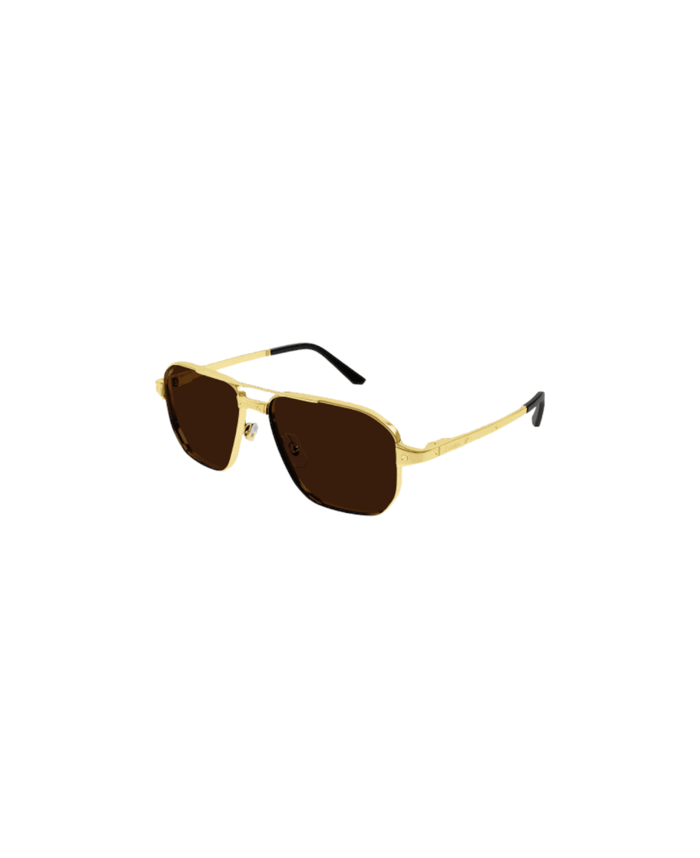 Cartier Blue Ct0424 - Gold Sunglasses