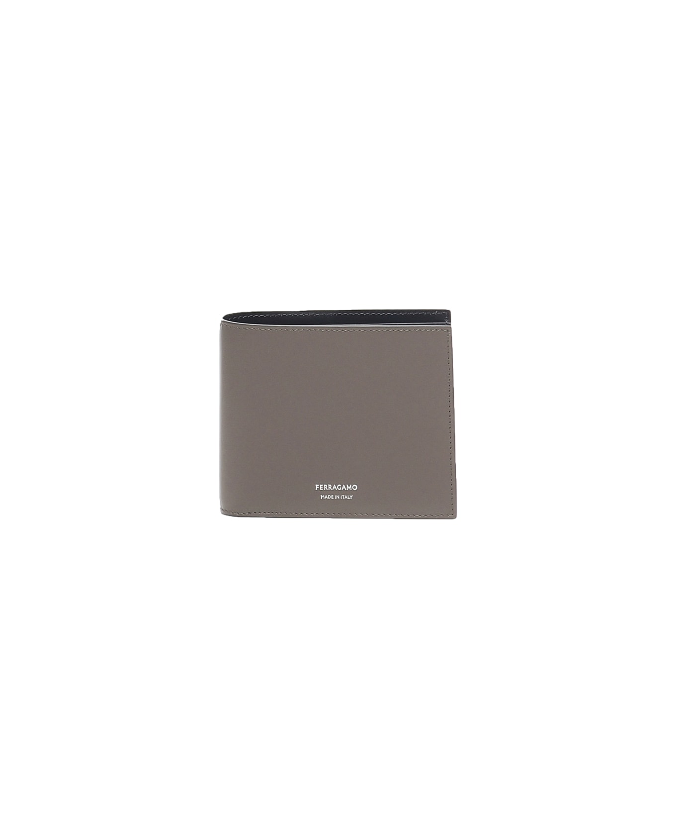 Ferragamo Lettering Logo Wallet - Beige