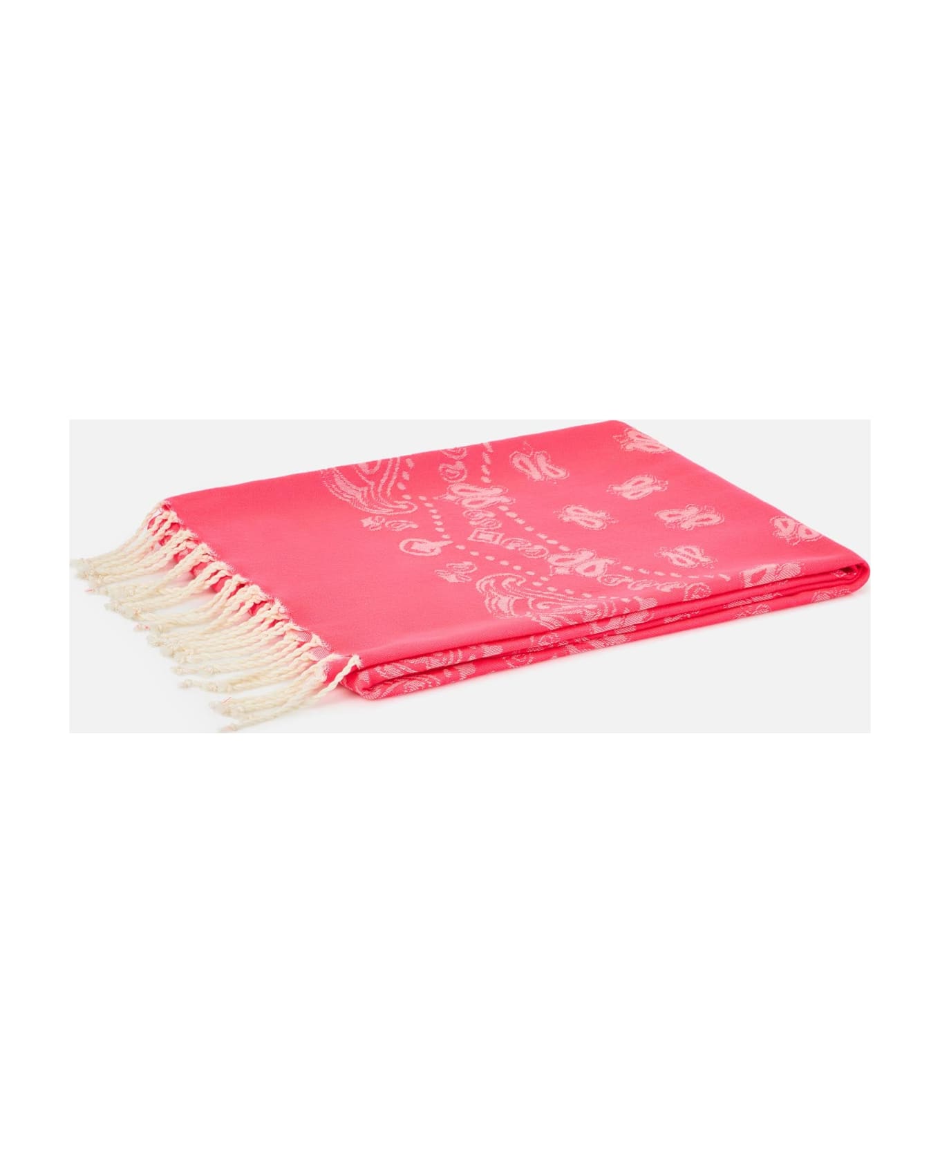 MC2 Saint Barth Soft Jacquard Fouta Towel With Bandanna Print - FLUO