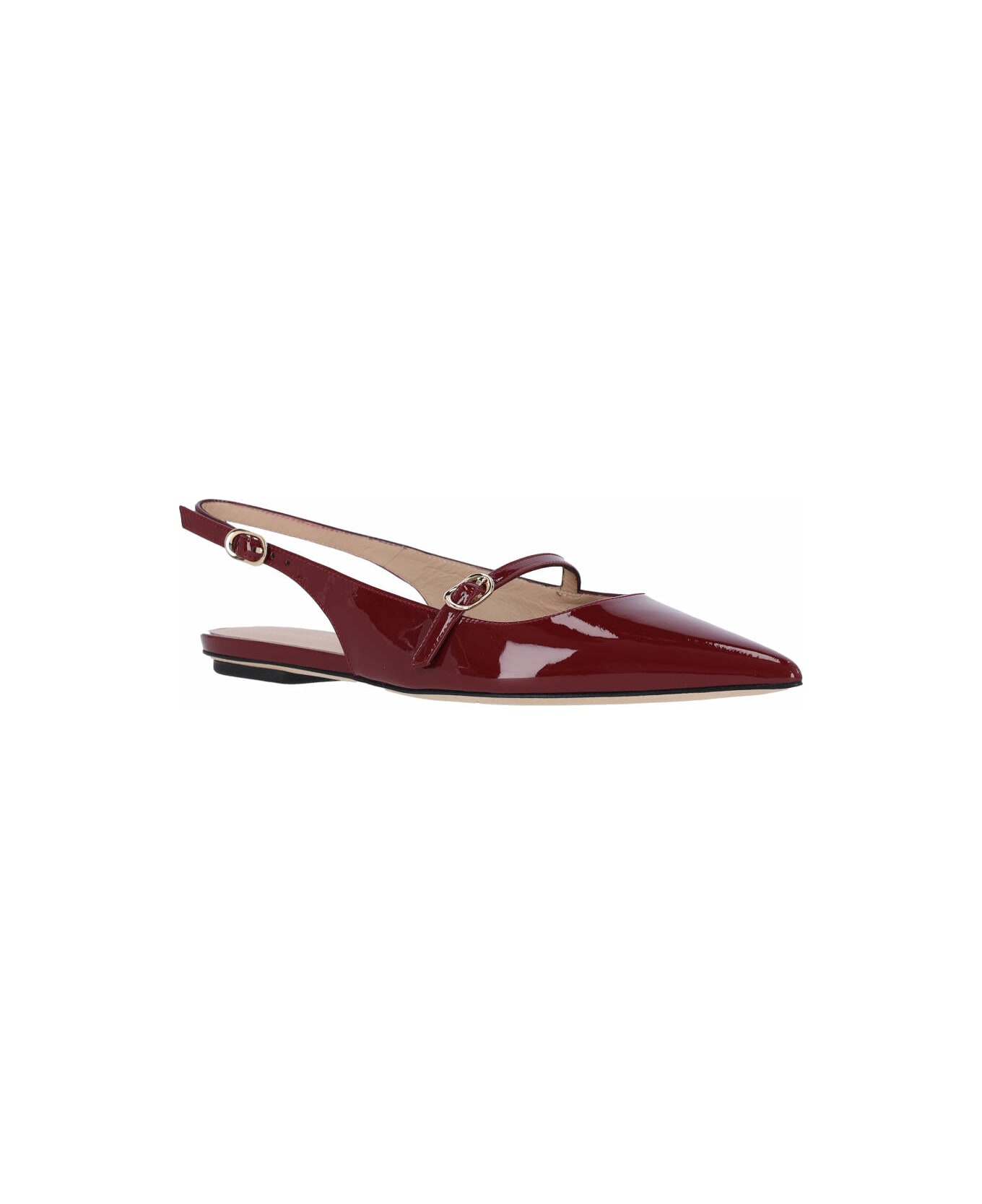 Stuart Weitzman "emilia" Slingback Mules - Red