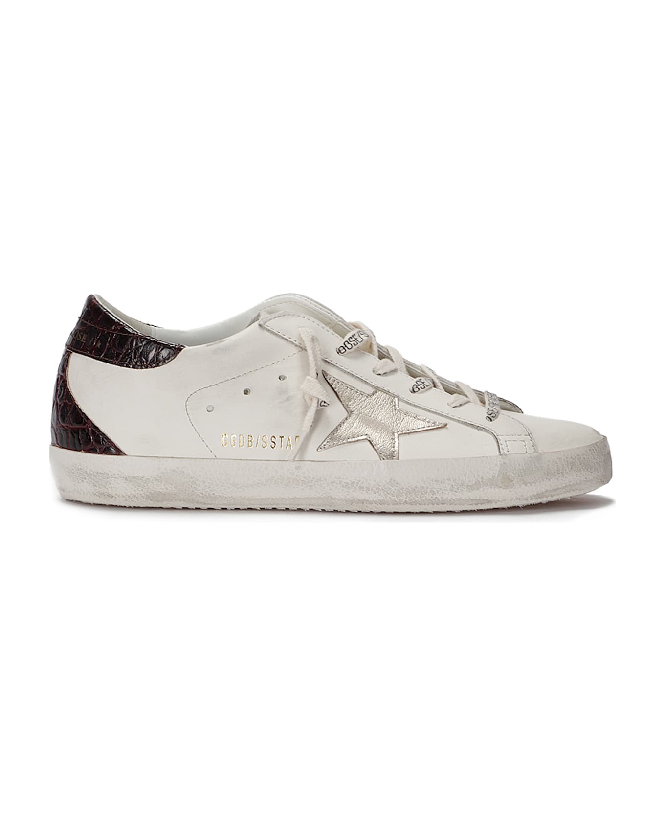 Golden Goose 'super-star Classic' White Leather Sneakers