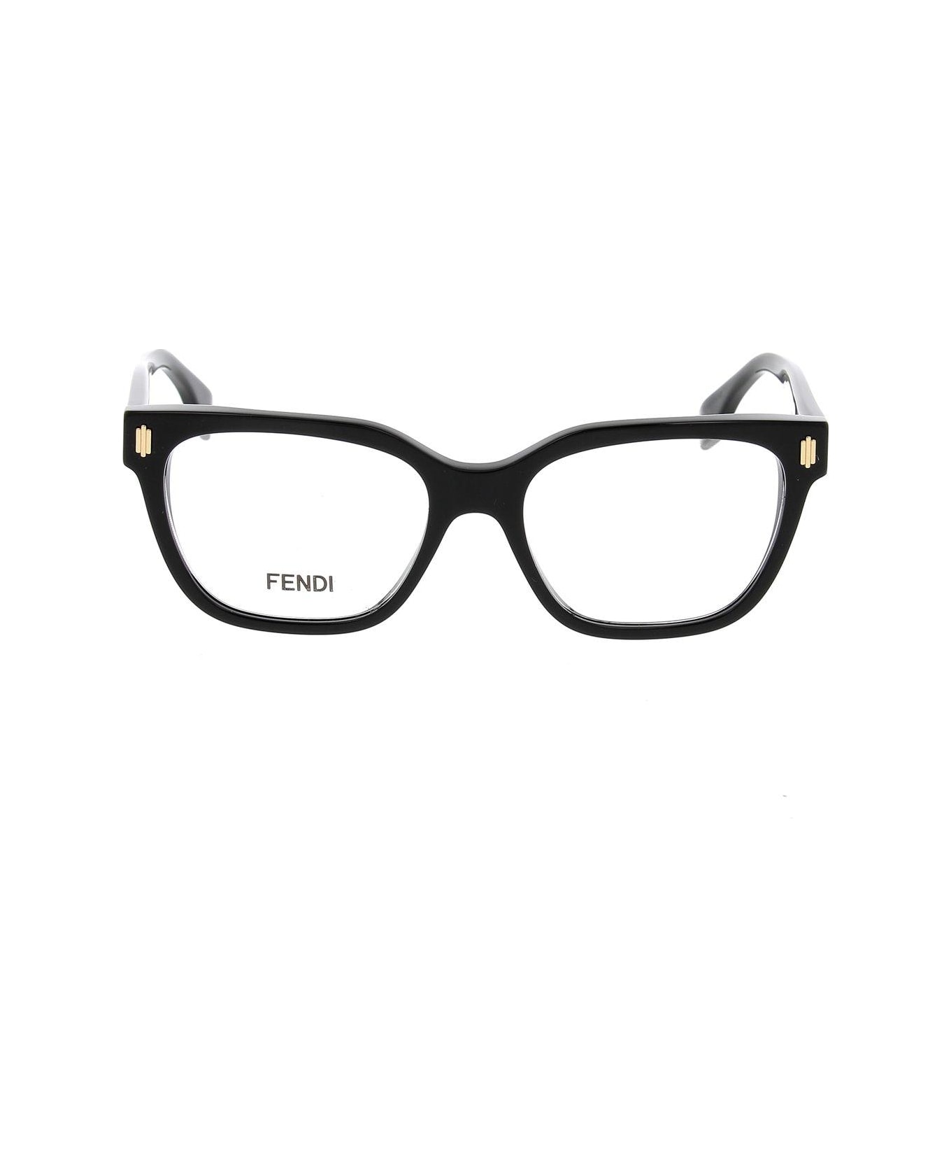 Fendi Eyewear Rectangle Frame Glasses - 001