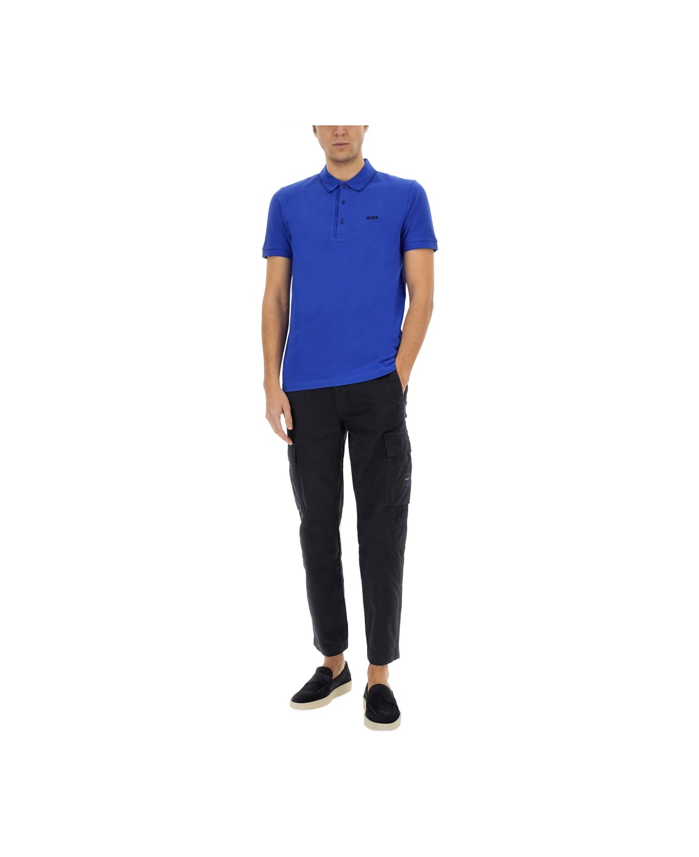 Hugo Boss Polo "paule 4" - BLUE