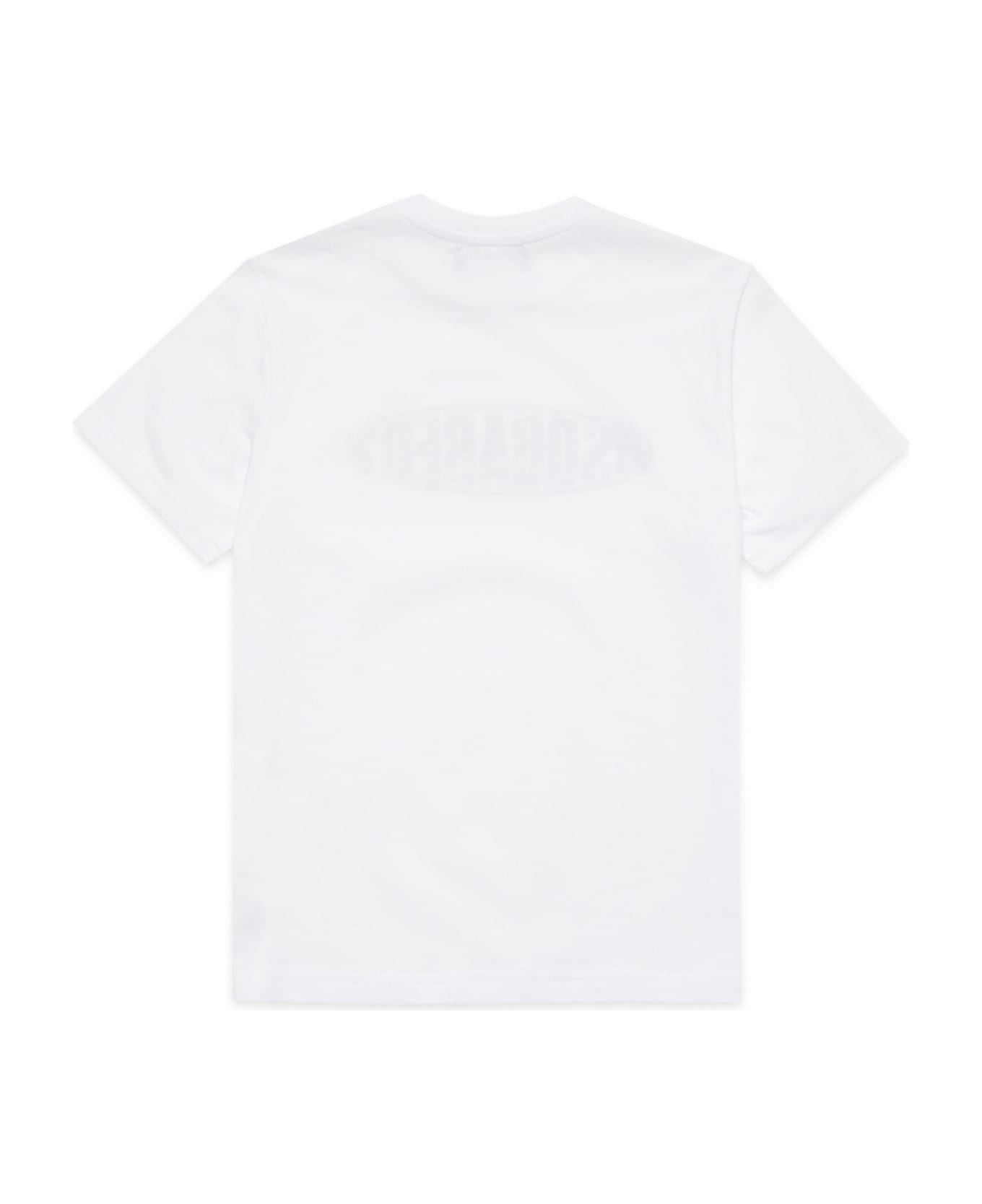 Dsquared2 D2t1016u Relax T-shirt Dsquared Surf Branded T-shirt - Bianco