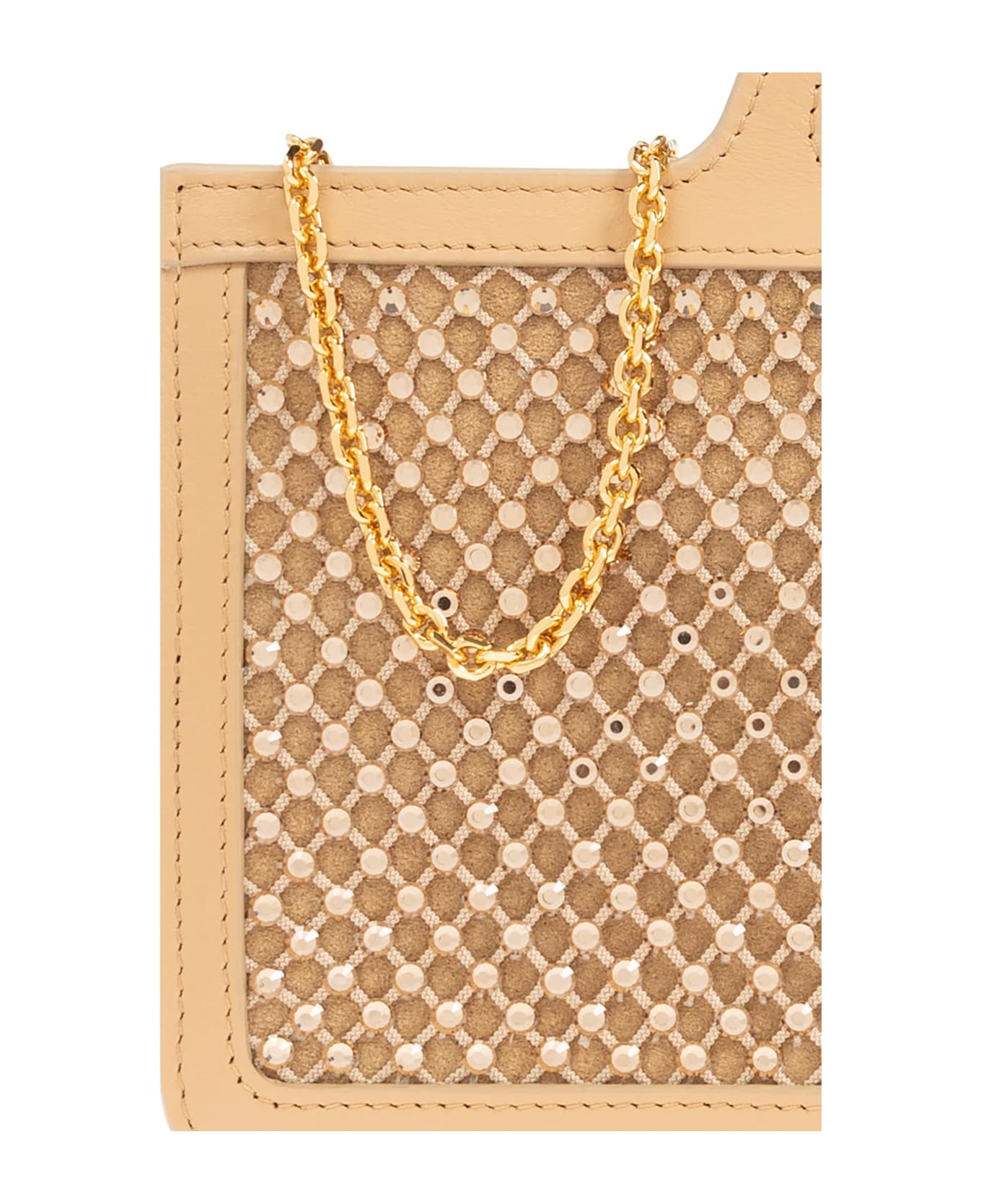 Marni Wallet On A Chain - CAMEL
