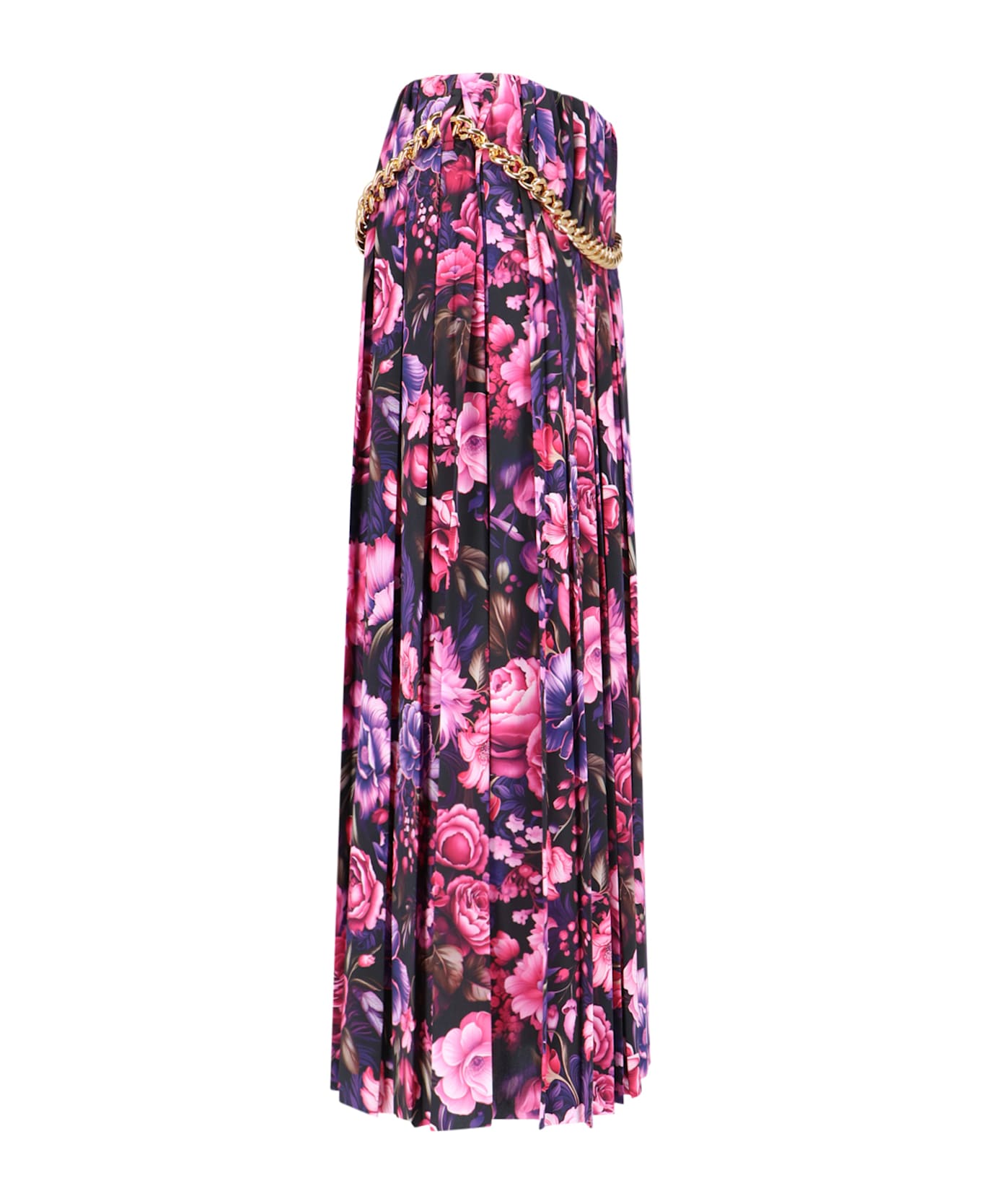Balenciaga Maxi Pleated Skirt - Purple