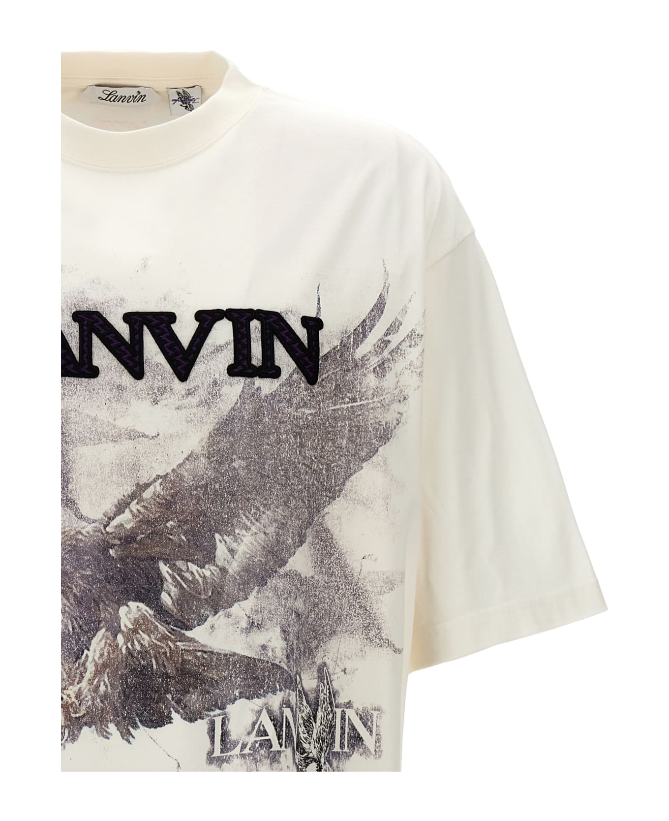 Lanvin Logo Print T-shirt - White シャツ