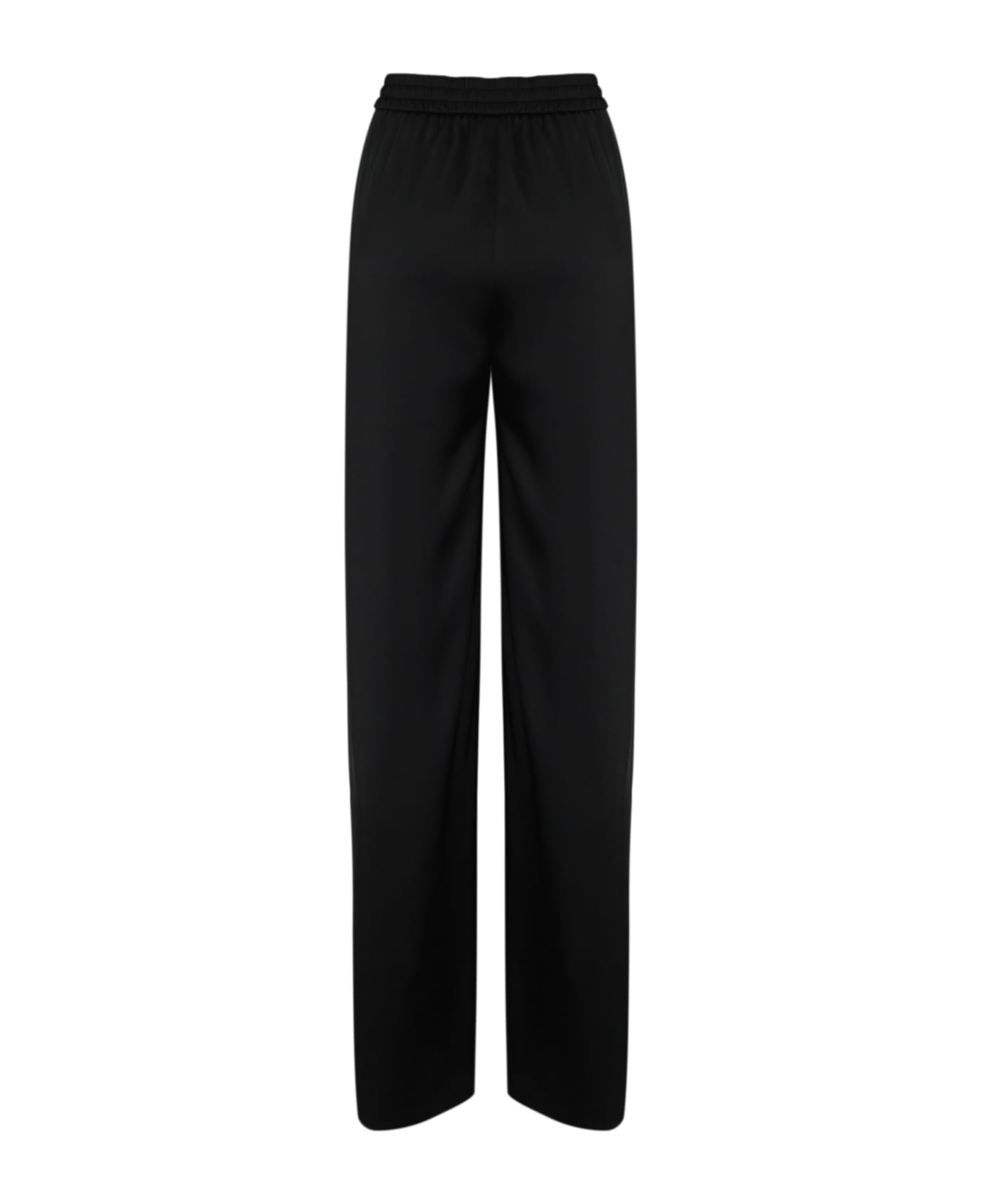 Herno Straight Trousers In Technical Fabric - Nero
