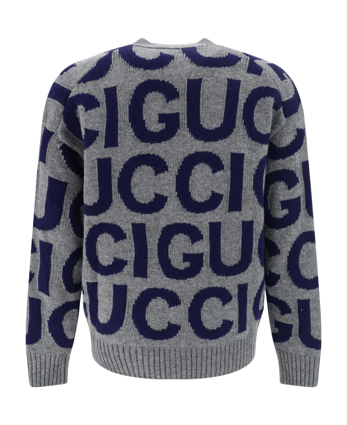 Gucci Cardigan - Grey/blue