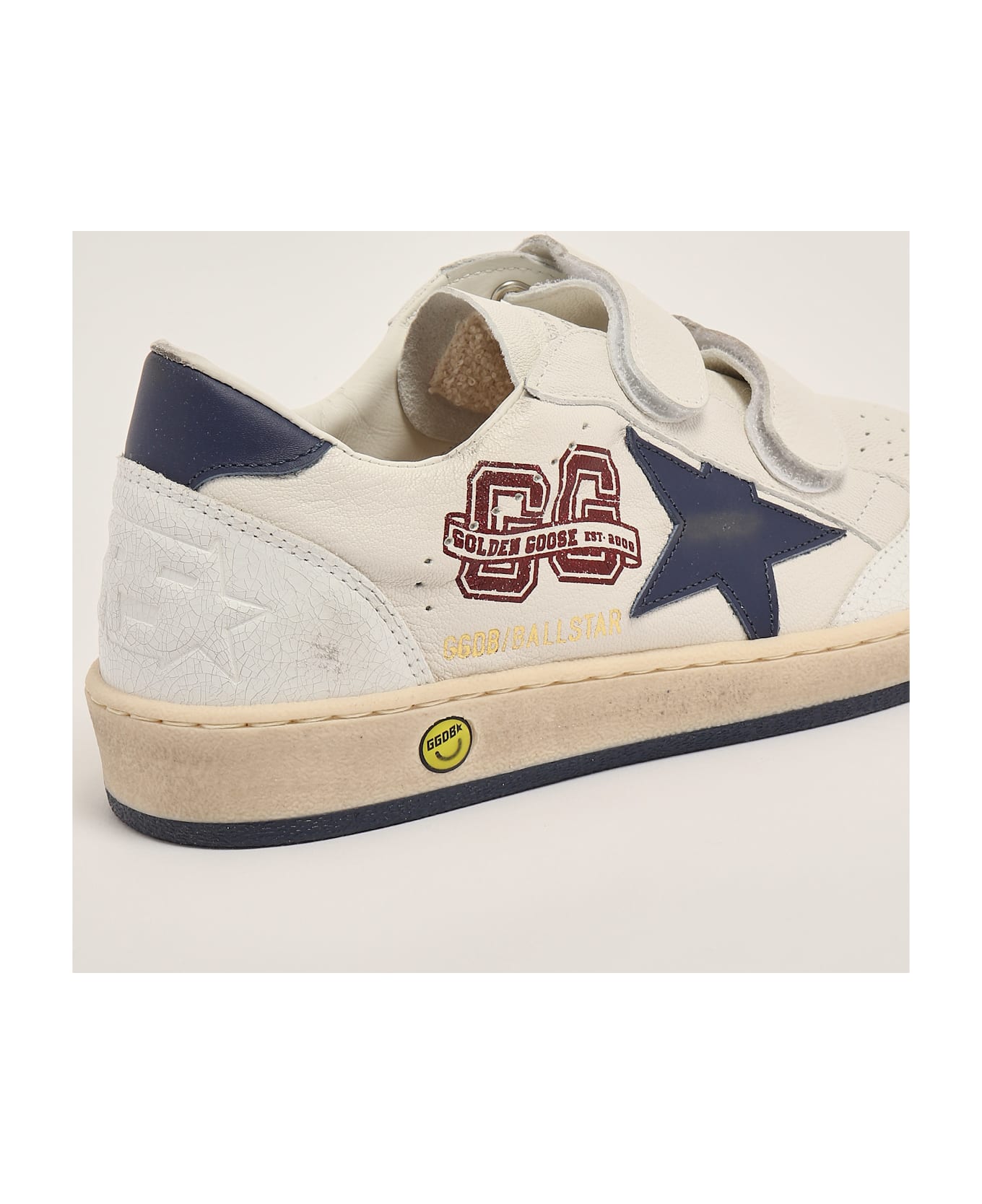 Golden Goose Ballstar Strap Sneaker - BIANCO-BLU