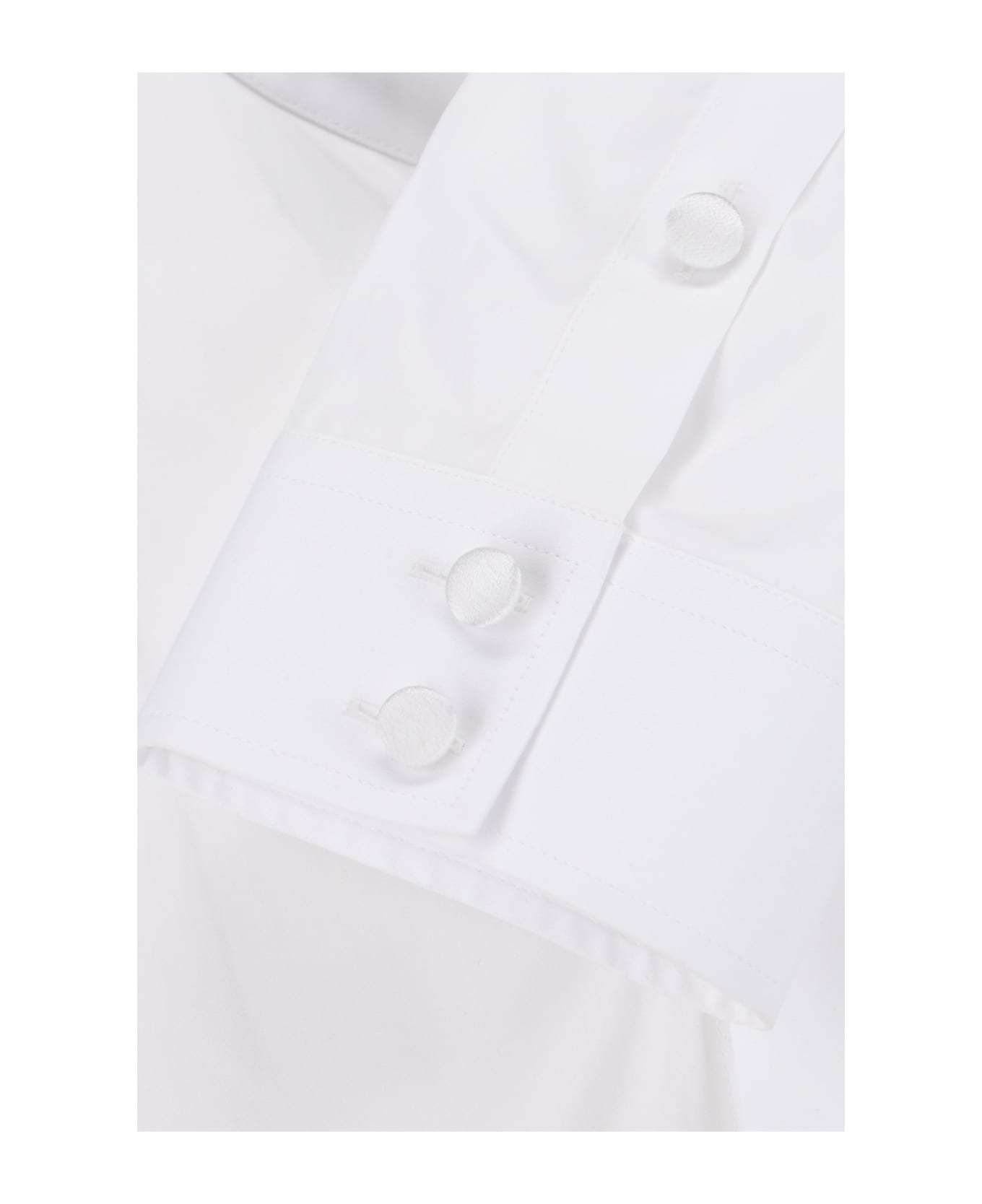 Balmain Shirt In White Cotton - White