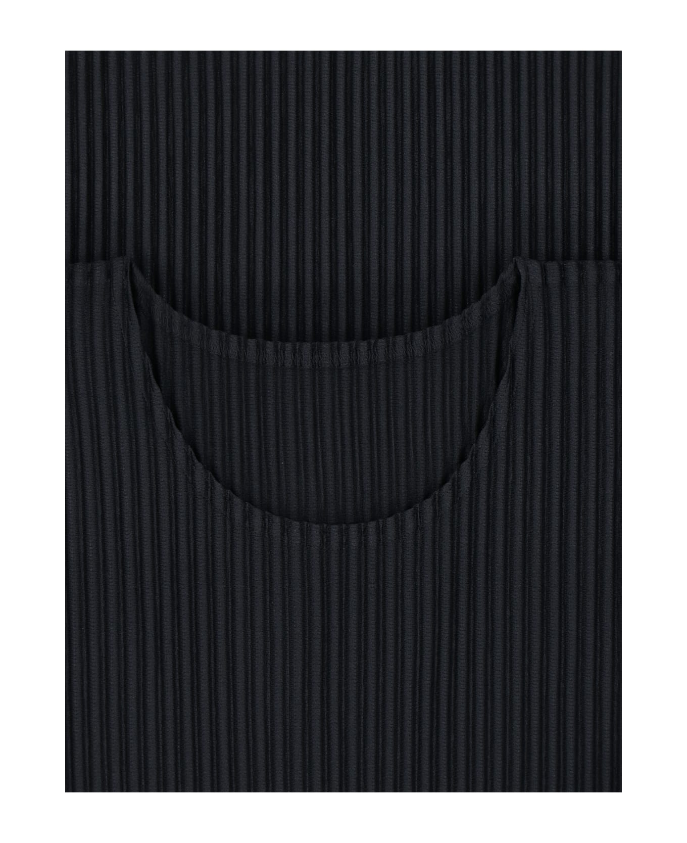 Homme Plissé Issey Miyake Pleated T-shirt - Black  