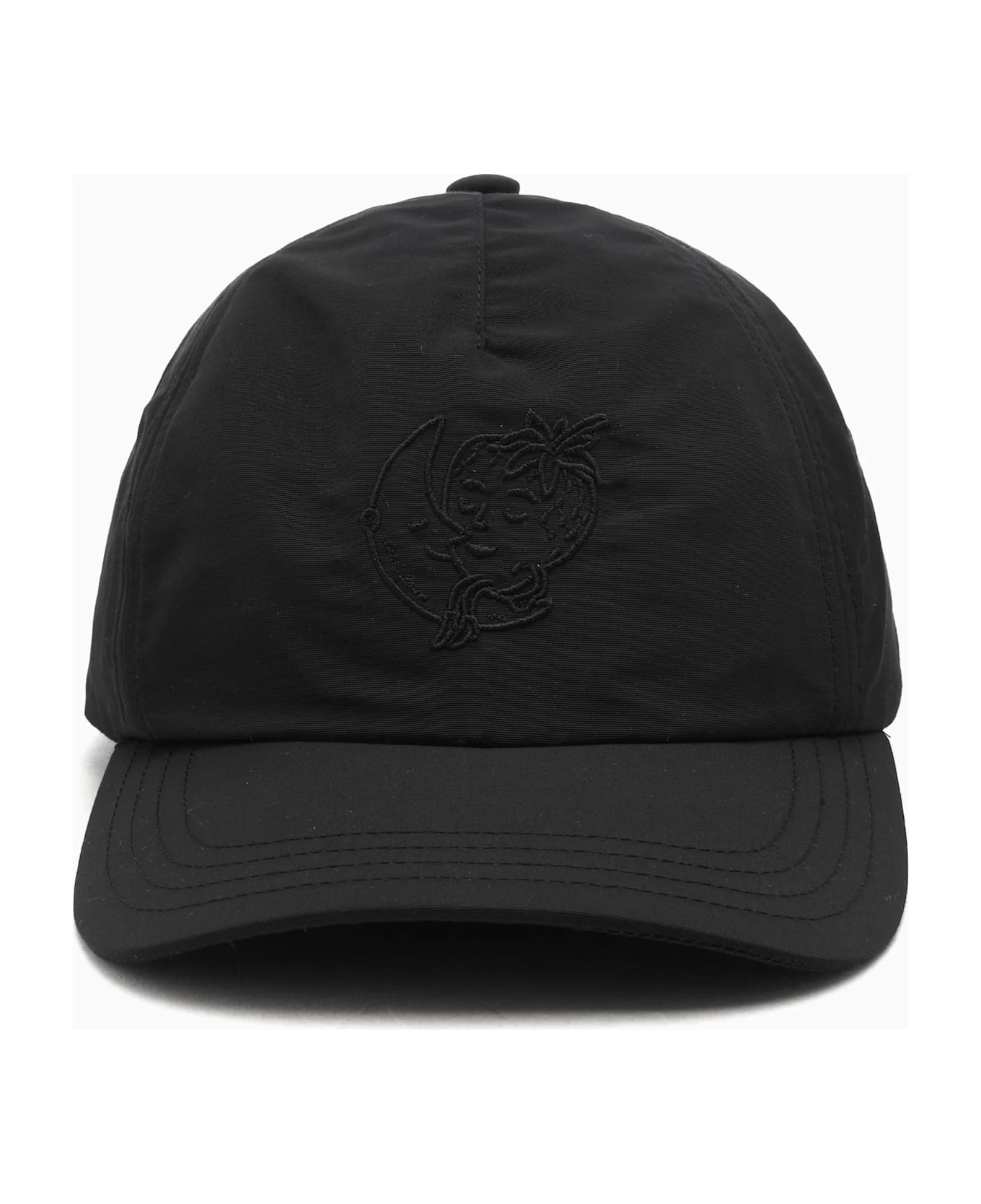 Sky High Farm Unisex Logo Nylon Cap Woven - Black