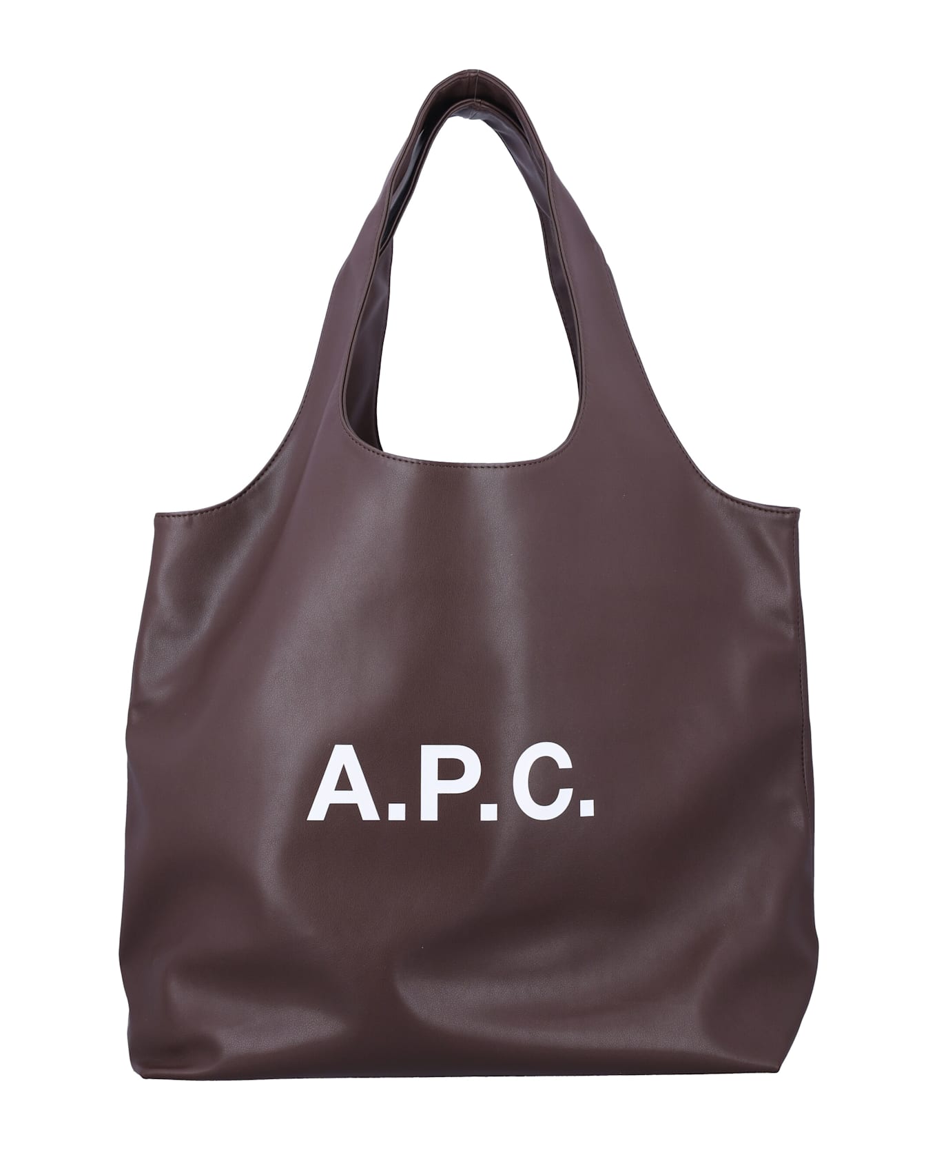 A.P.C. Ninon Tote Bag - DARK BROWN