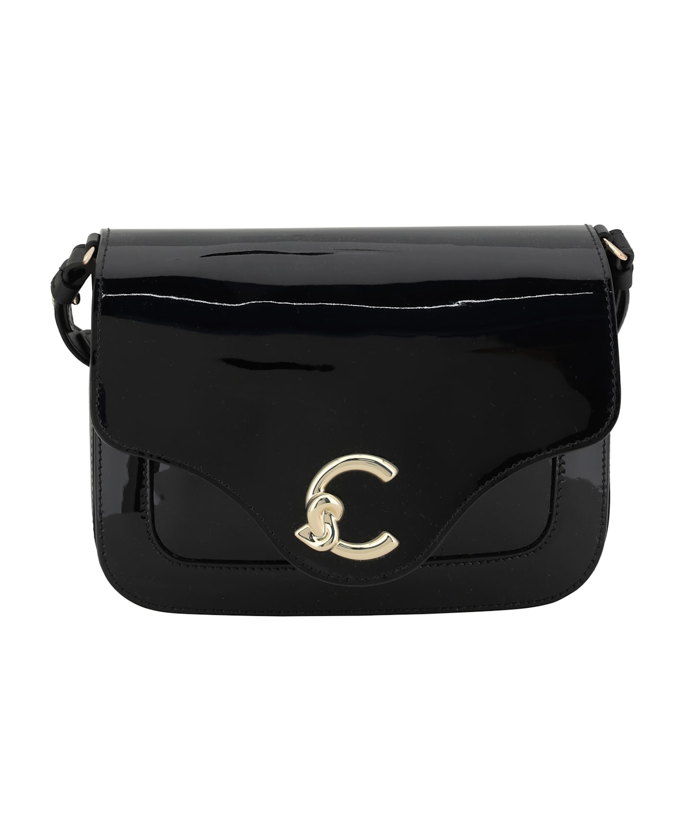 Coccinelle C-me Patent Shoulder Bag