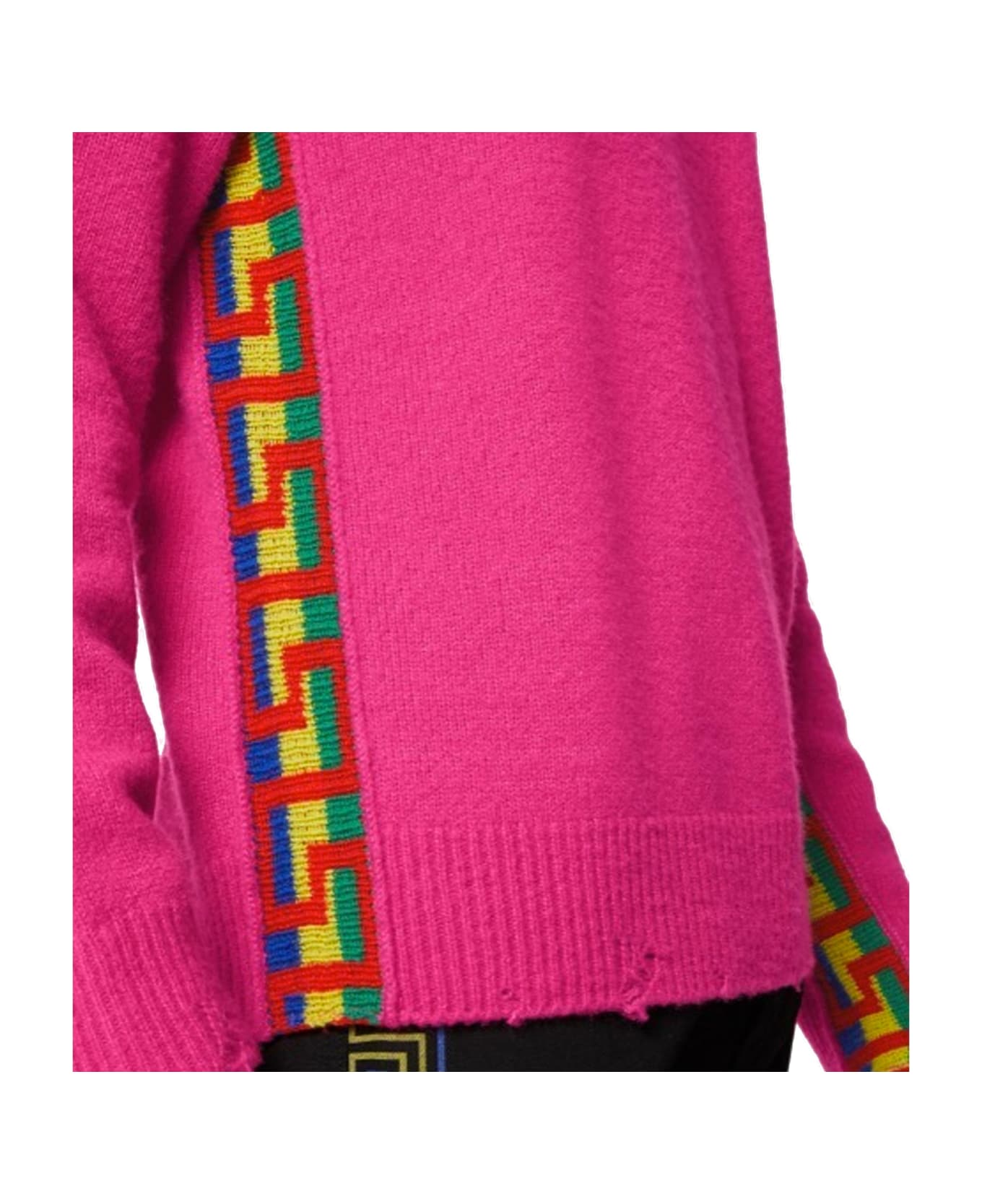 Versace Greca Wool Sweater - Pink