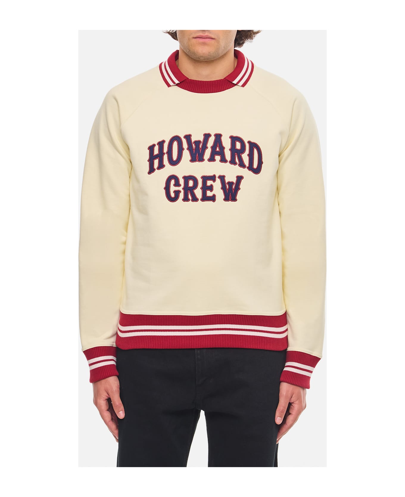 Wales Bonner Crew Jumper - Beige