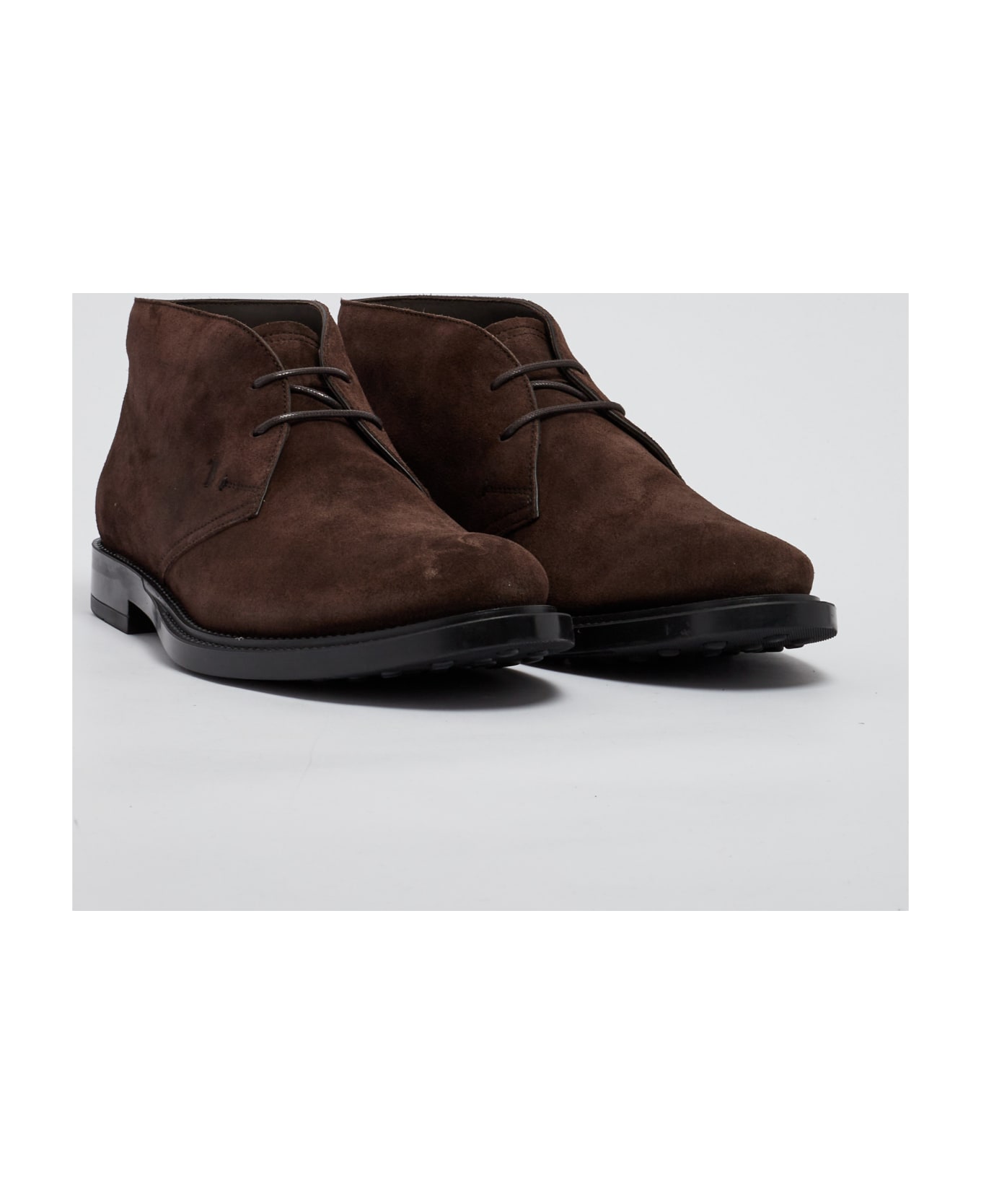 Tod's Lace-up Formal Desert Boots - TESTA DI MORO