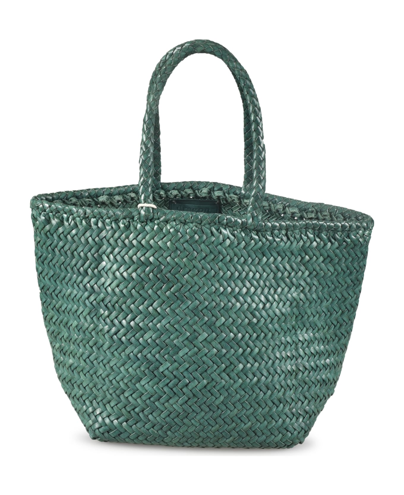 Dragon Diffusion Grace Basket Small Shopper Bag - Forest