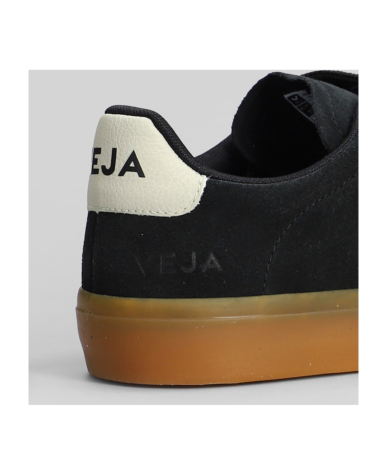 Veja Campo Sneakers In Black Suede - Nero