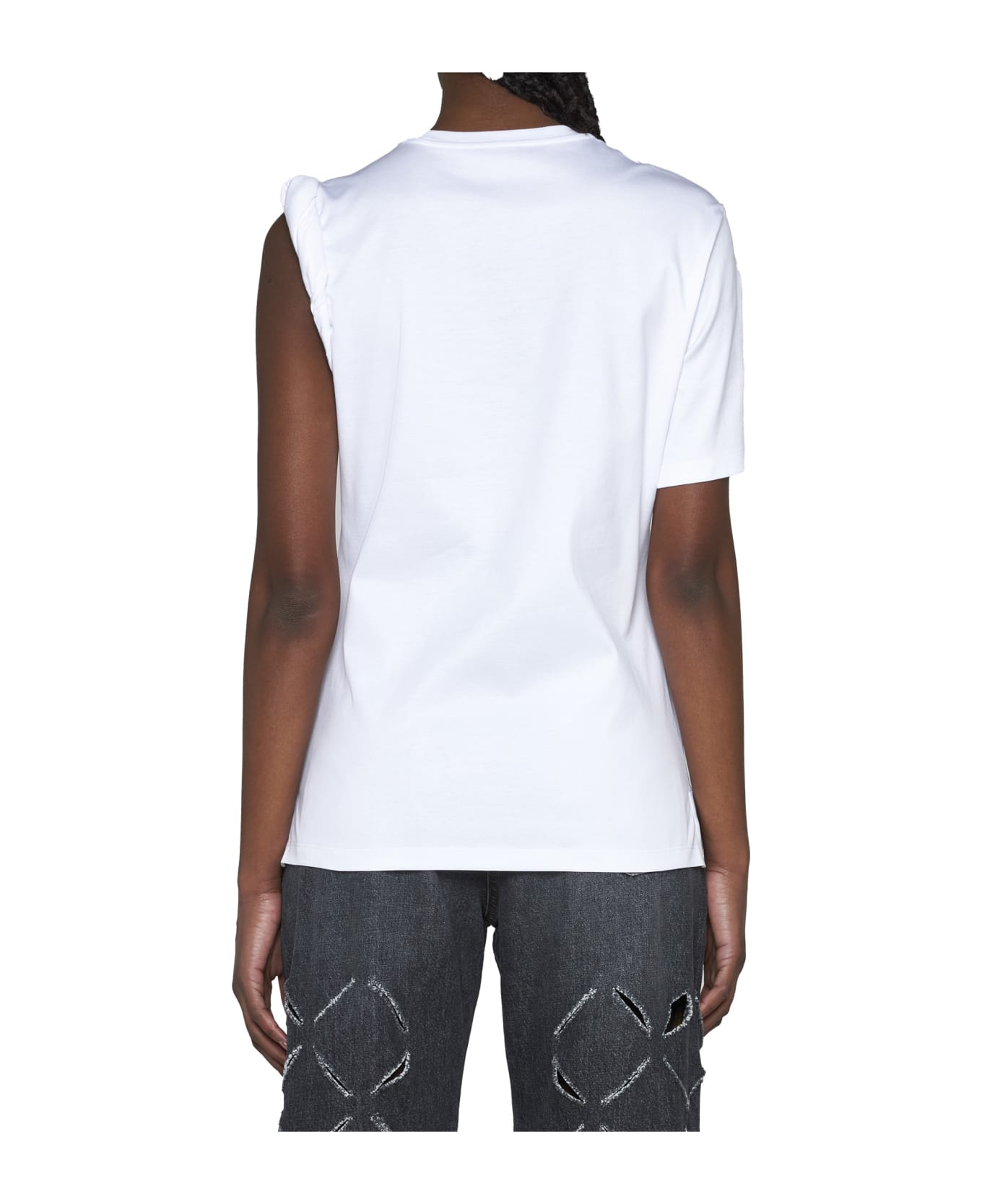 Versace White Cotton T-shirt - Optical White
