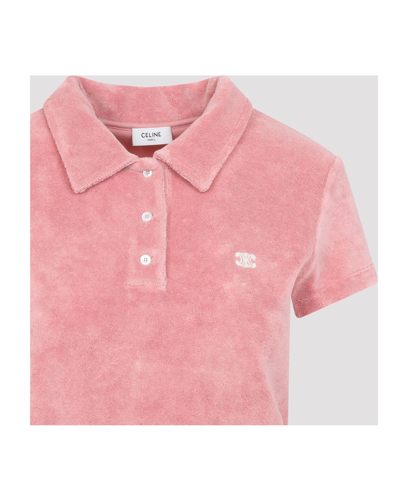 Celine Ss Polo - Rose Cream