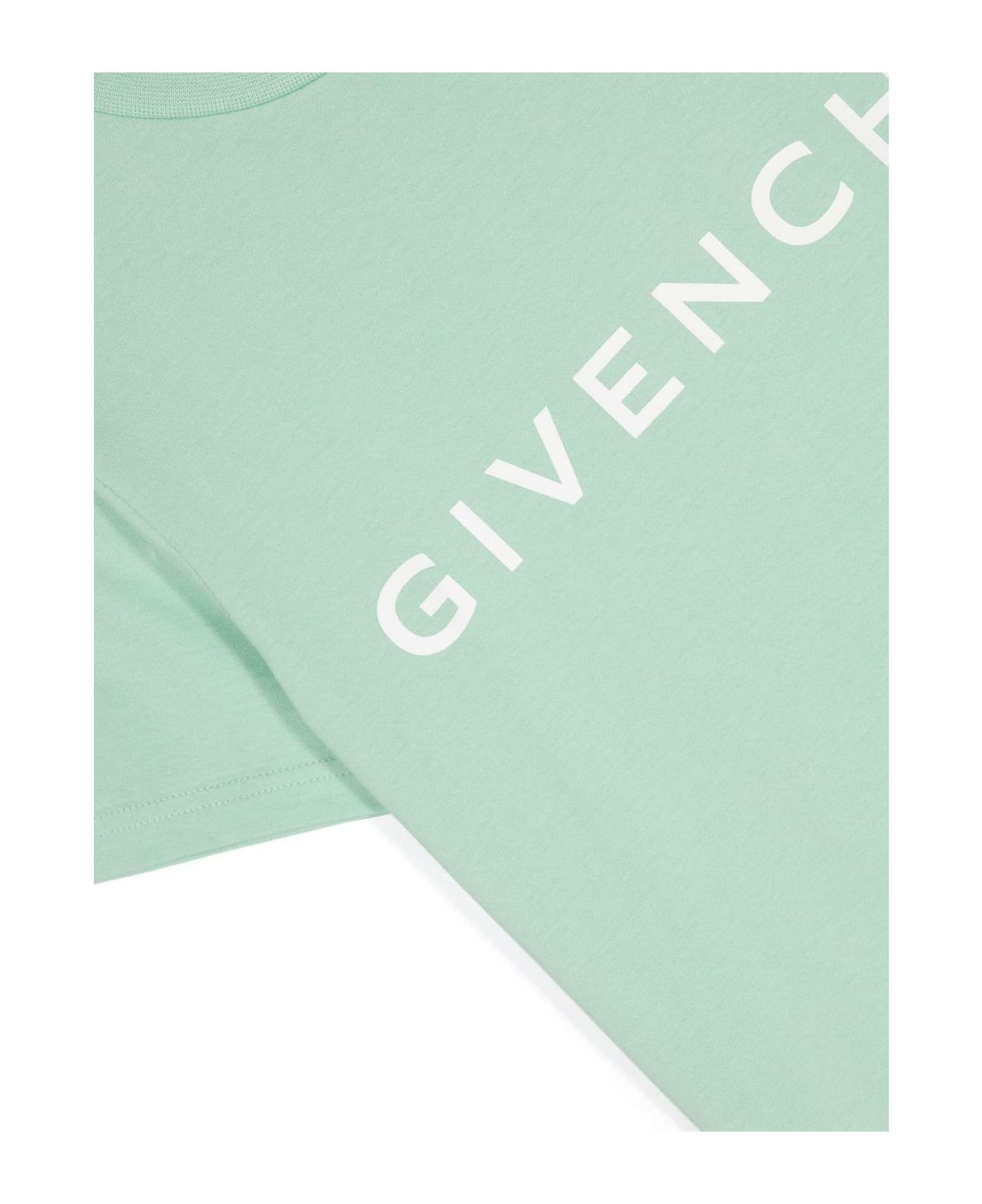 Givenchy Green Cotton Tshirt - Verde