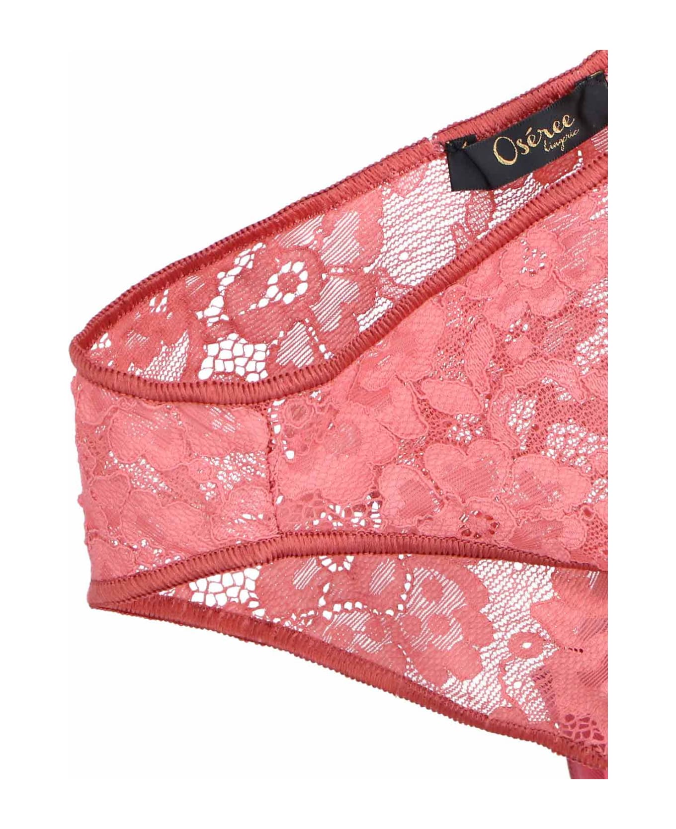 Oseree Lace Briefs - Pink