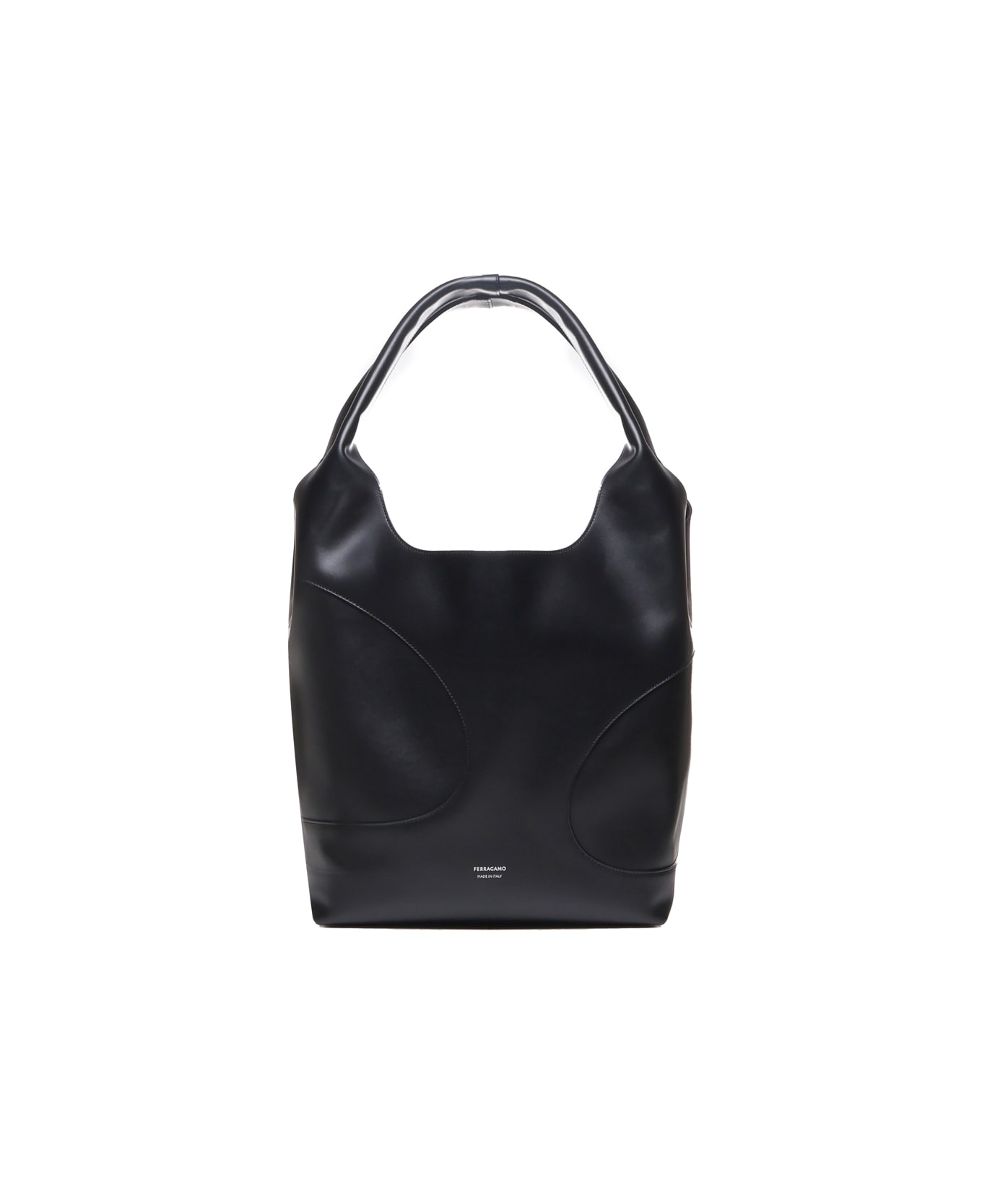 Ferragamo Tote Bag With Cut-out - Black トートバッグ