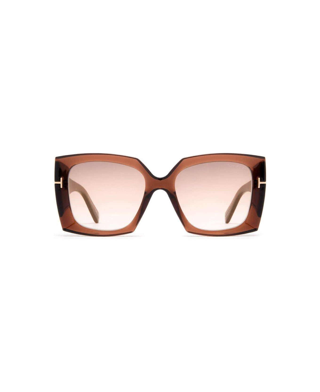Tom Ford Eyewear Jacquetta Sunglasses Sunglasses - 48G Marrone Scuro Luc / Marrone Specchiato