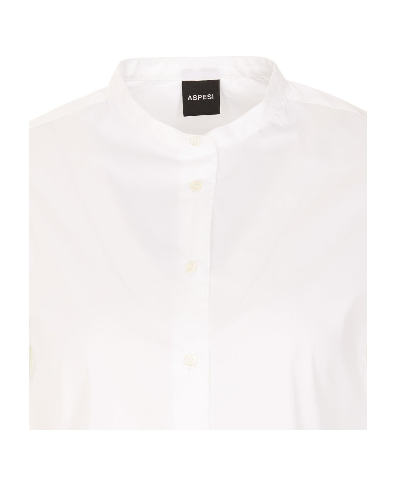 Aspesi Stretch Poplin Shirt - White シャツ